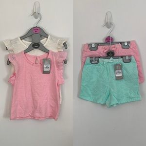 Primark Toddler Girl’s 2 Pack Shirt and Shorts Set